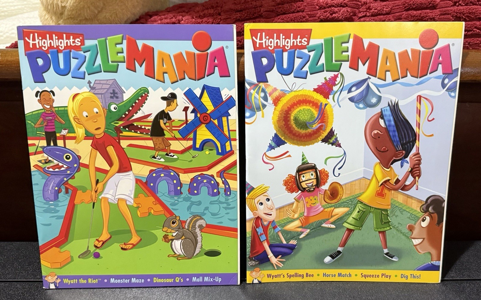 Highlights Puzzlemania Lot of 9 Books 2010 Books Magazines Educational Kids NEW