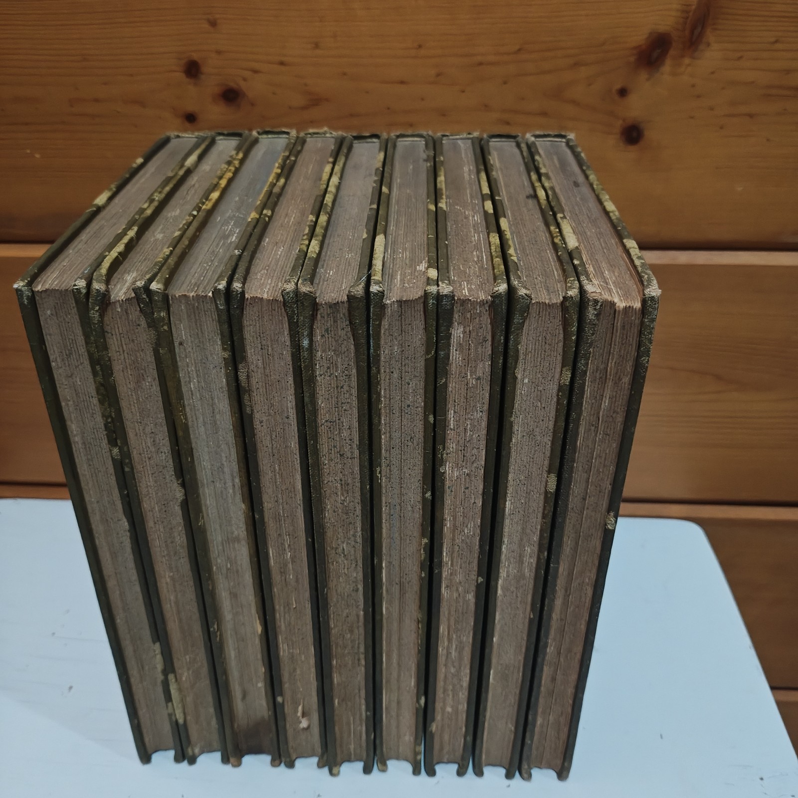 Lot of 9 Boys and Girls Bookshelf Volumes 2 3 8 11 12 14 15 17 19 Antique 1910