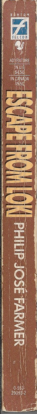 Philip Jose Farmer’s Doc Savage Escape from Loki PBO 1st Man of Bronze Pulp Hero