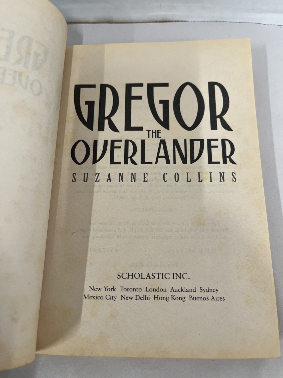 Gregor the Overlander by Suzanne Collins