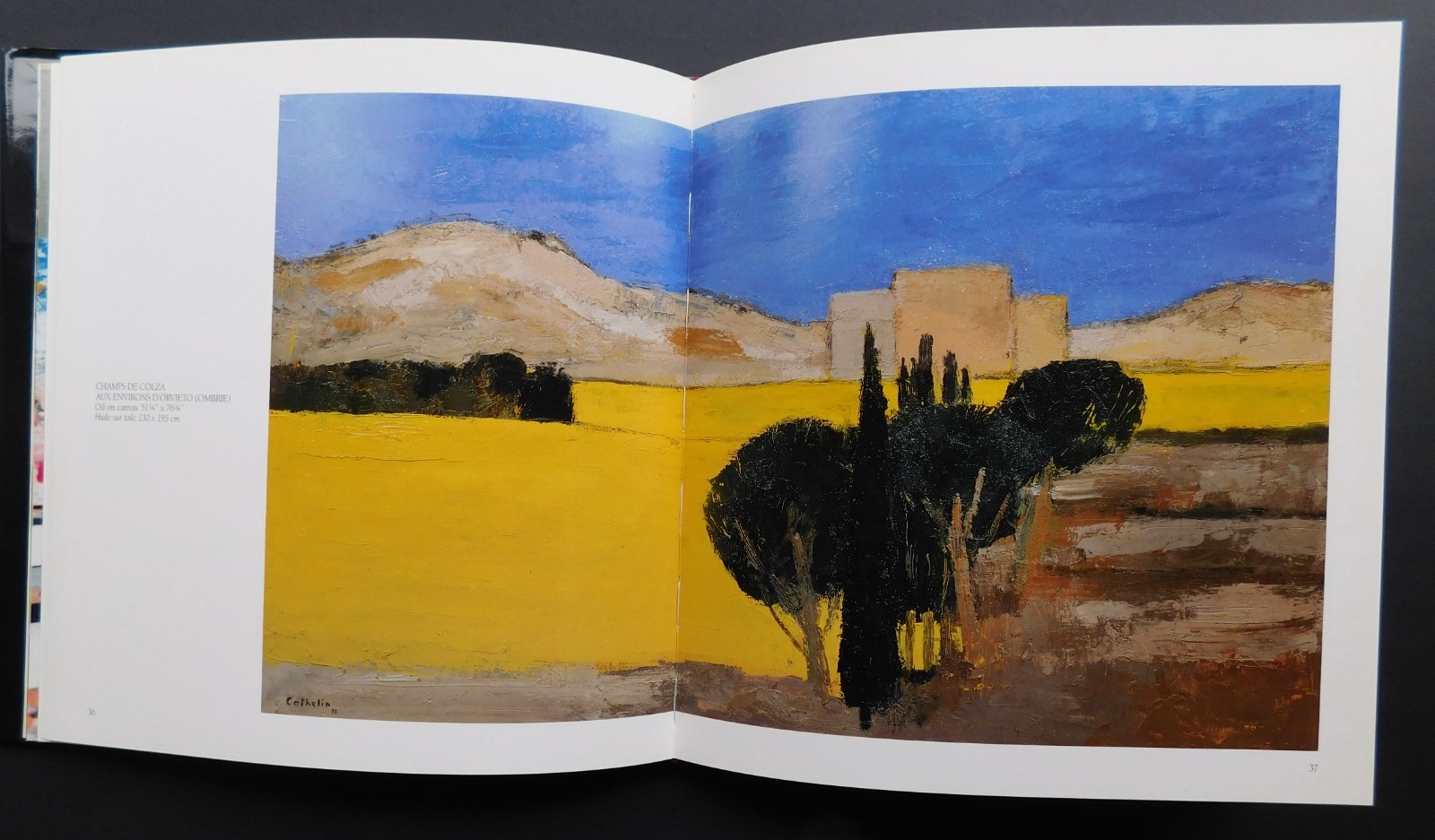 BERNARD CATHELIN Limited Ed Lithograph RECENT WORKS hardcover catalogue 82 pages