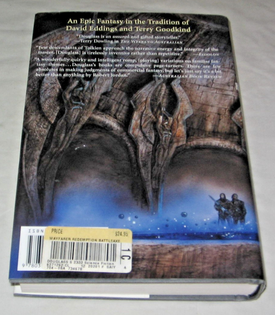 WAYFARER REDEMPTION Book #1 by SARA DOUGLASS 1st U.S edition 2001 HC DJ Fantasy