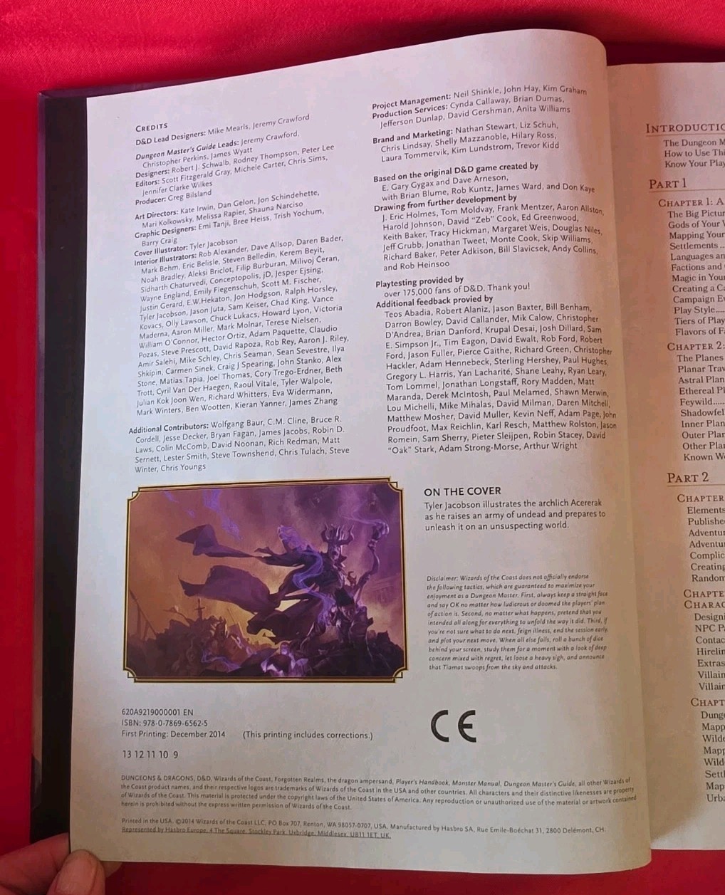Dungeons and Dragons Dungeon Master’s Guide (Rulebook, 2014) Hardback Book HC