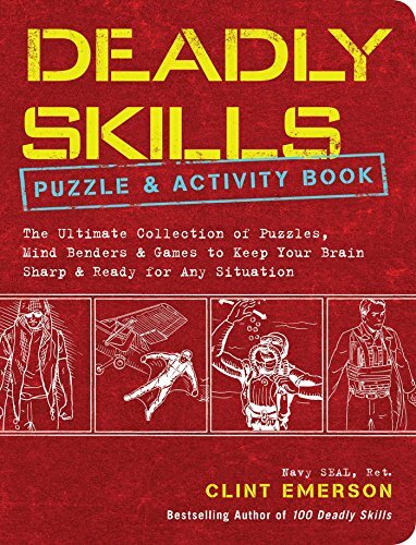Deadly Skills Puzzle and Activity Book, Emerson 9781449495893 Free Shipping-,