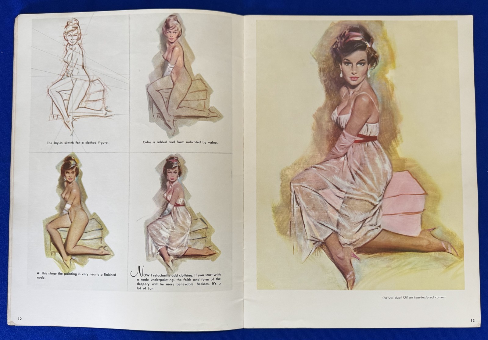 Vintage The Nude by Fritz Willis-Drawing & Painting -Walter T. Foster Art Series