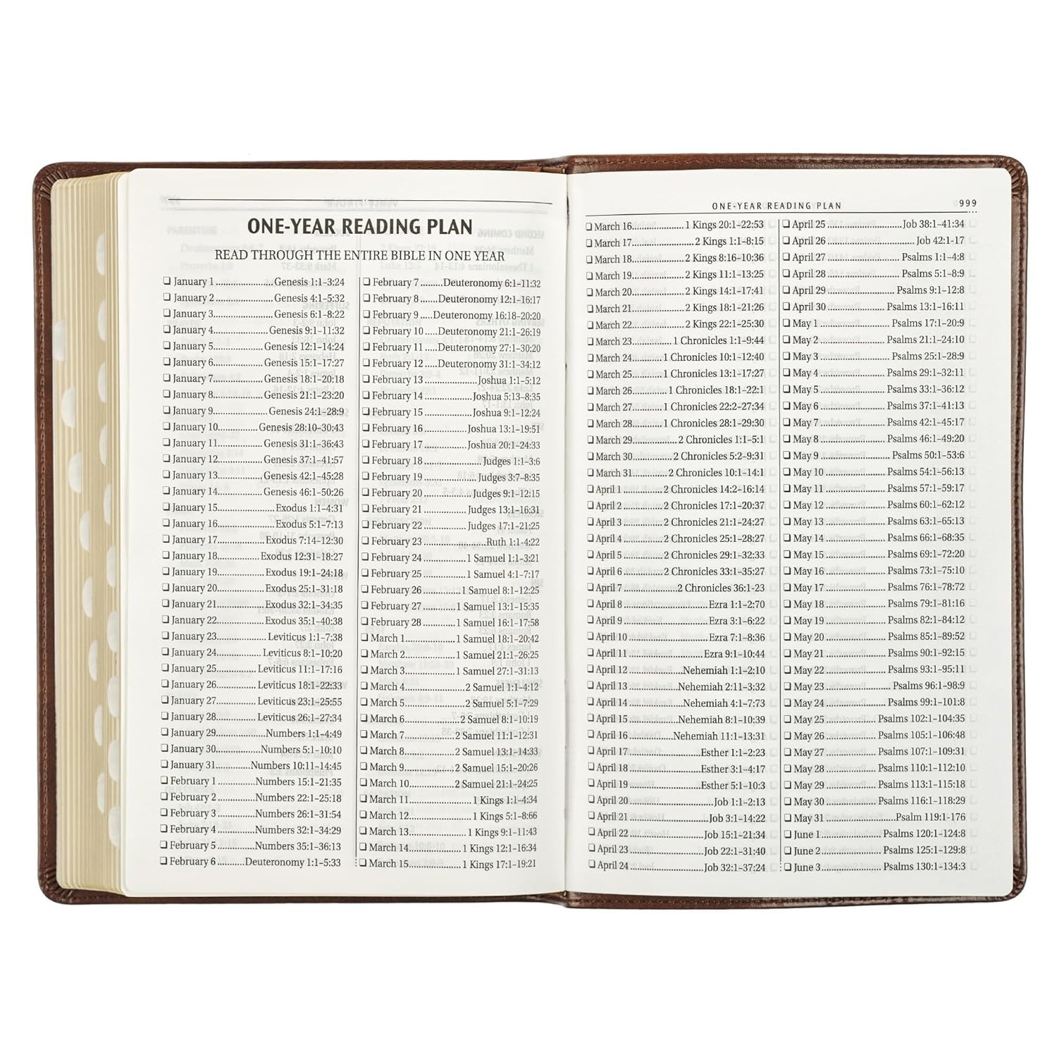 The Holy Bible Kings James Version Bible Thumb Indexed Red Letter / Brown NEW***