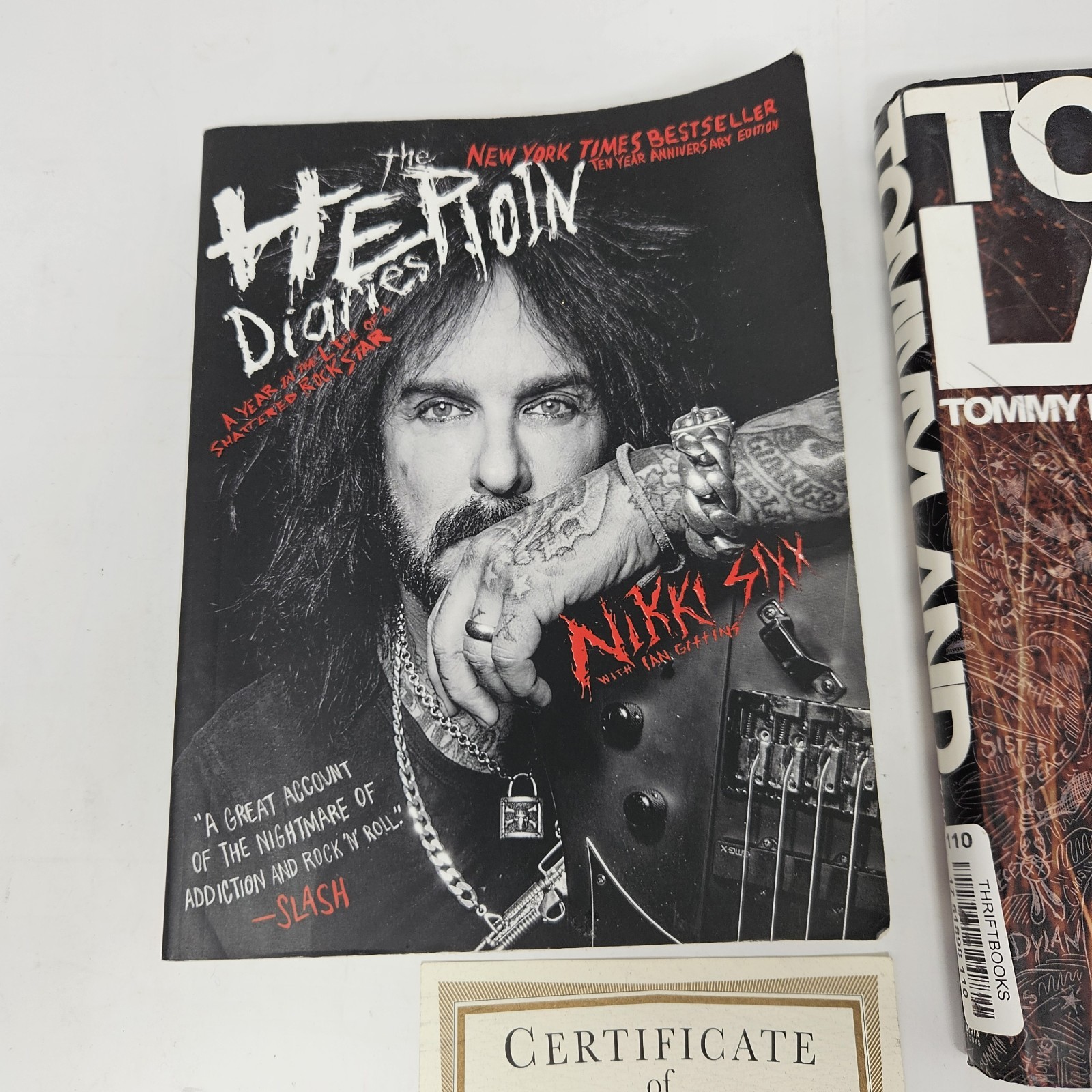 The Heroin Diaries Ten Year Anniversary Edition SIGNED Nikki Sixx W/ Tommyland