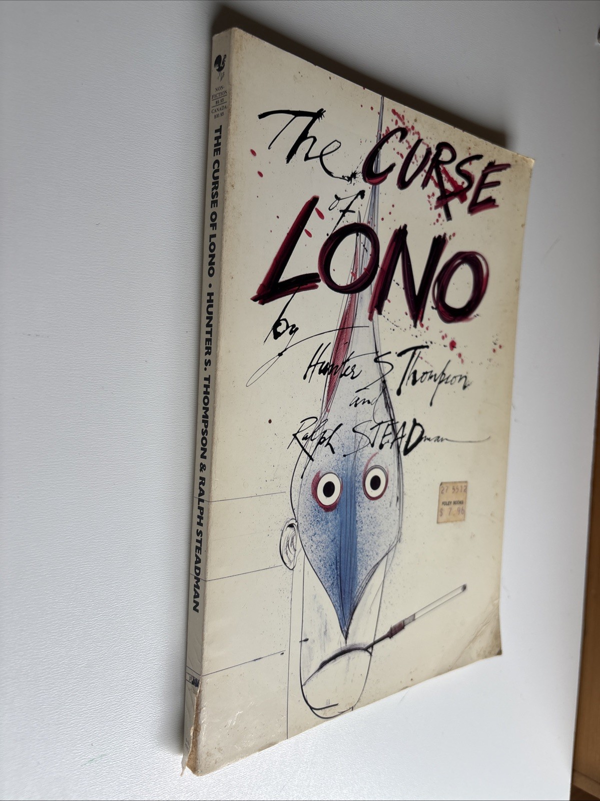 1983 The Curse of LONO Hunter S Thompson & Ralph Steadman Paperback