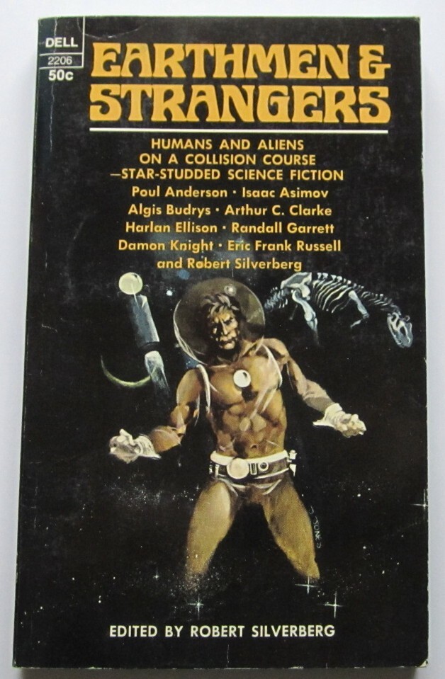 Earthmen & Strangers PB 1st Dell (1968) Harlan Ellison Isaac Asimov