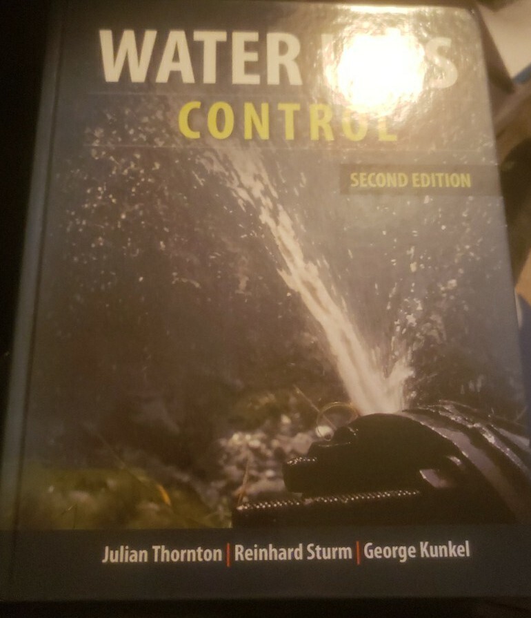 Water Loss Control by Thornton, Strum & Kunkel Hardback Book (B1D)