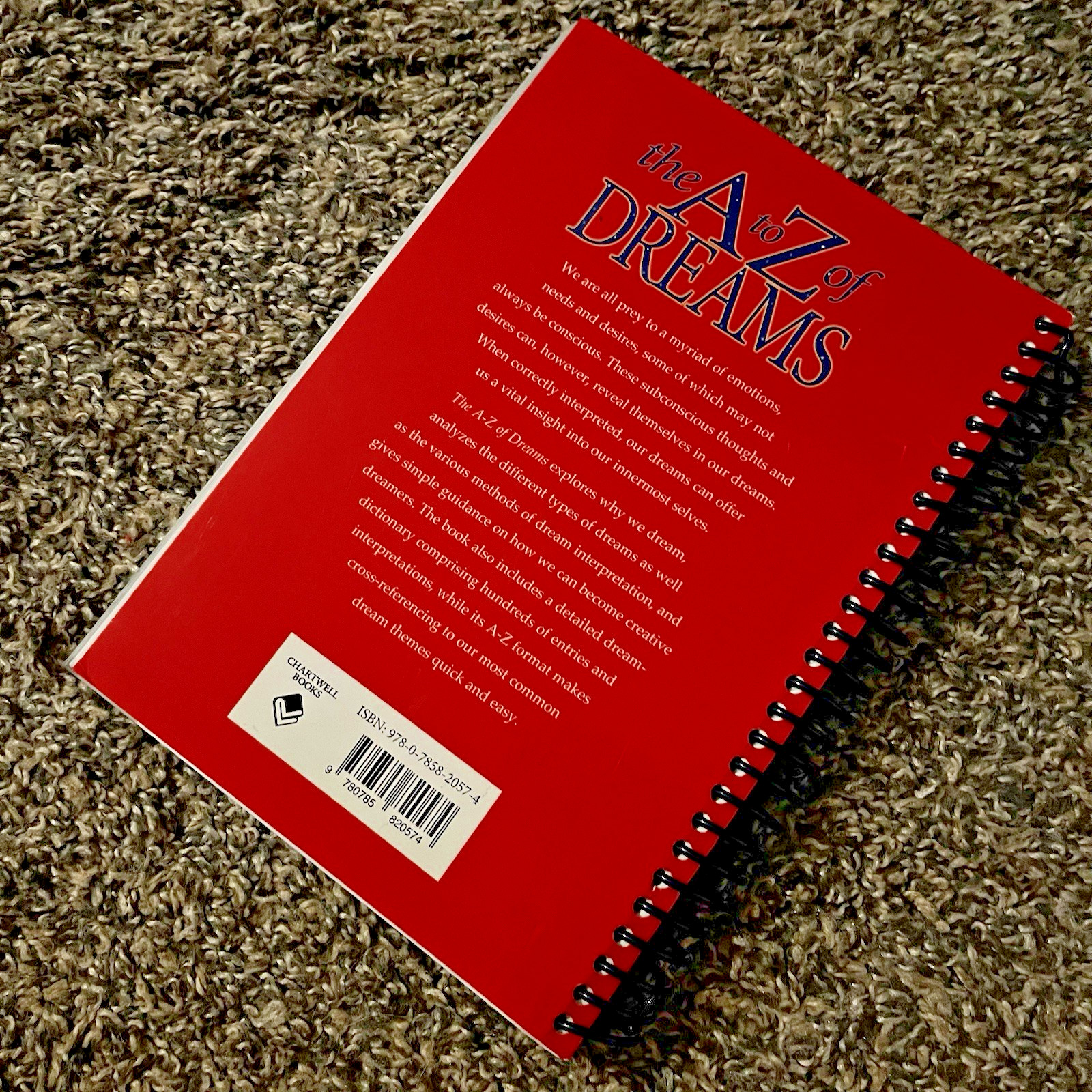 The A to Z of Dreams by Michael Johnstone Chartwell Books Dream Guide
