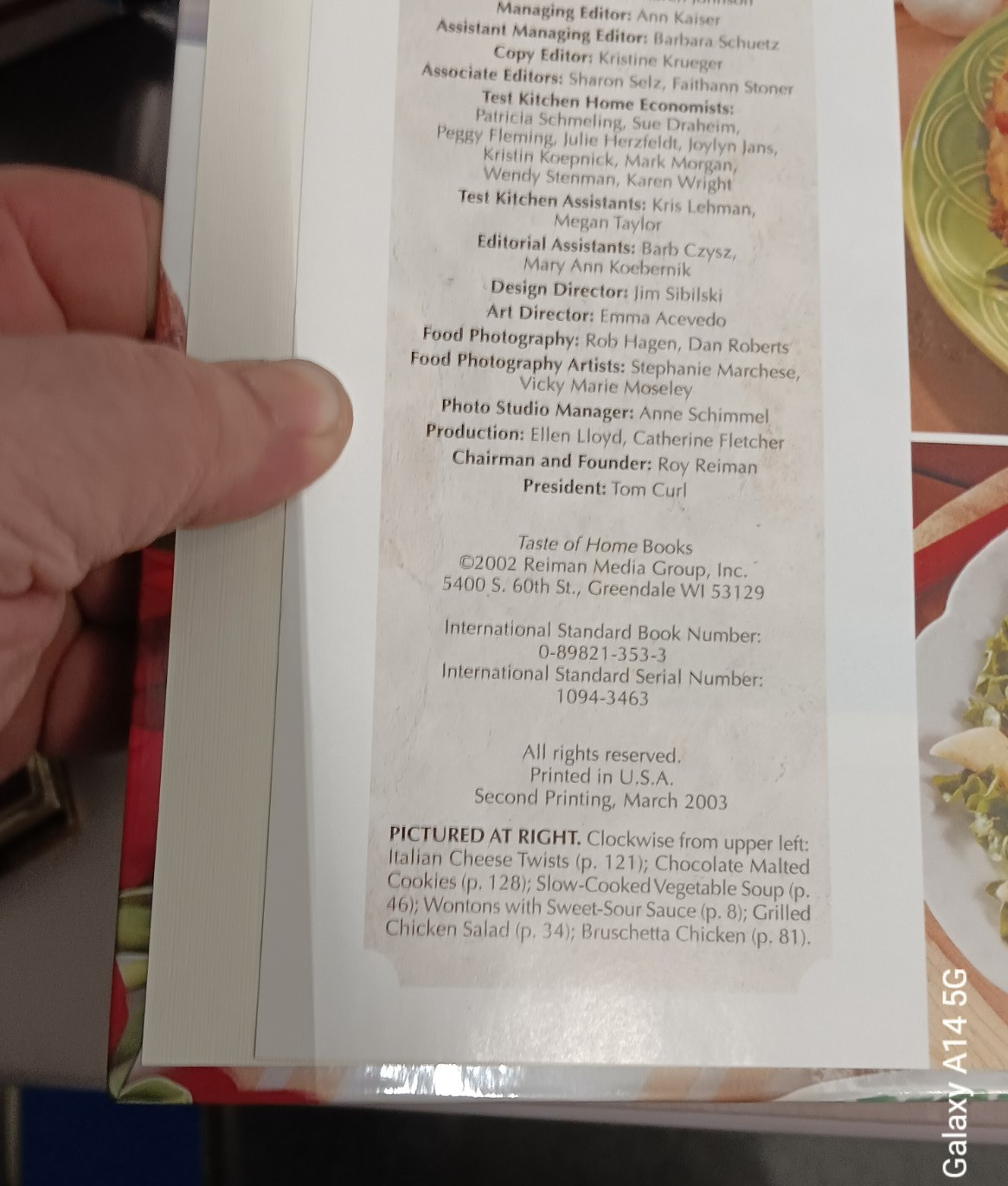 Taste of Home Best of Taste of Home The First 10 Years Hardcover Cookbook
