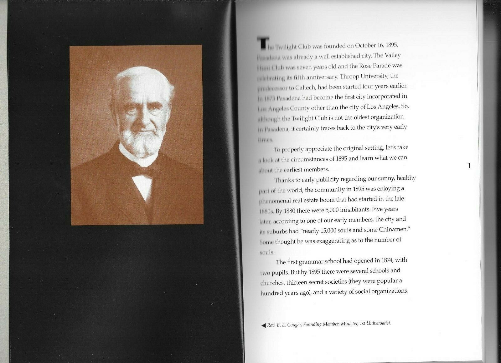 The Twilight Club of Pasadena; privately published paperback 2008