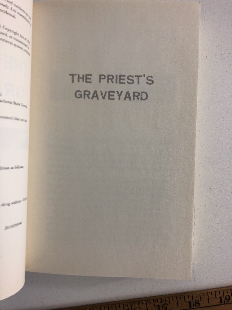 The Priest’s Graveyard – Ted Dekker (2011, Paperback)