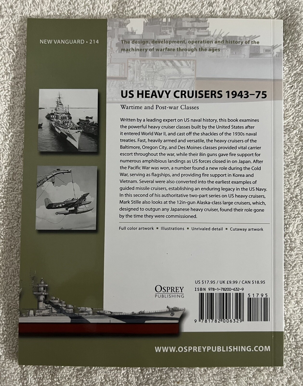 New Vanguard Ser.: US Heavy Cruisers 1943-75 : Wartime and Post-War Classes…