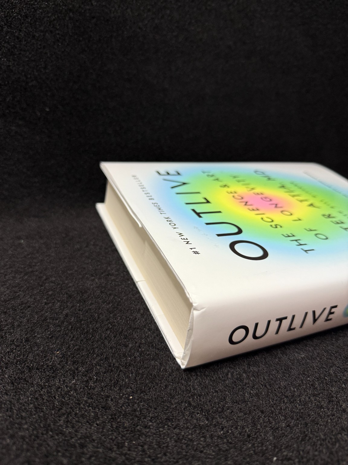 Outlive Science Art Longevity Peter Attia MD 2023 First Edition Hardcover Health