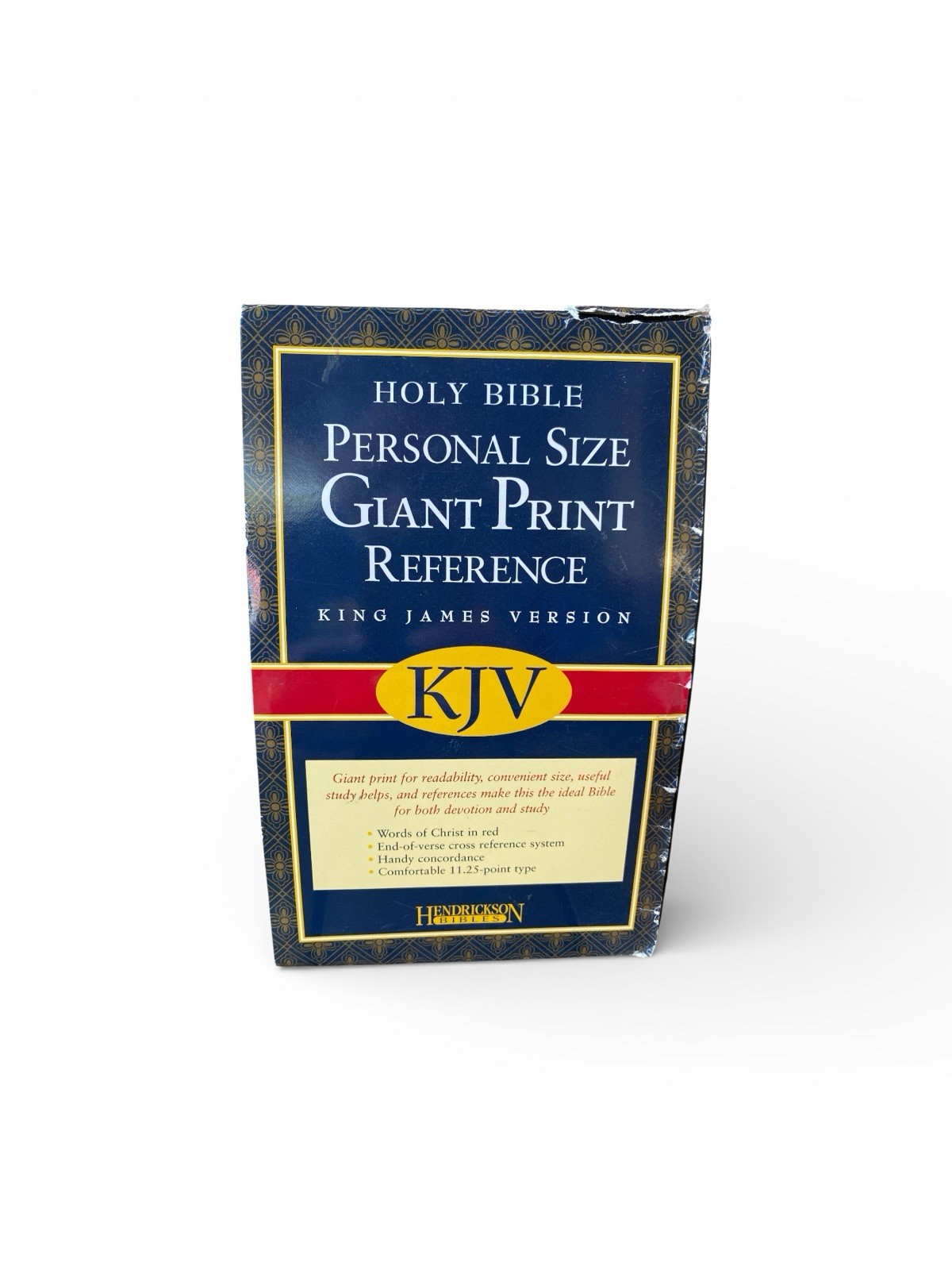 KJV Personal Size Giant Print Reference Bible By Hendrickson Bibles NEW