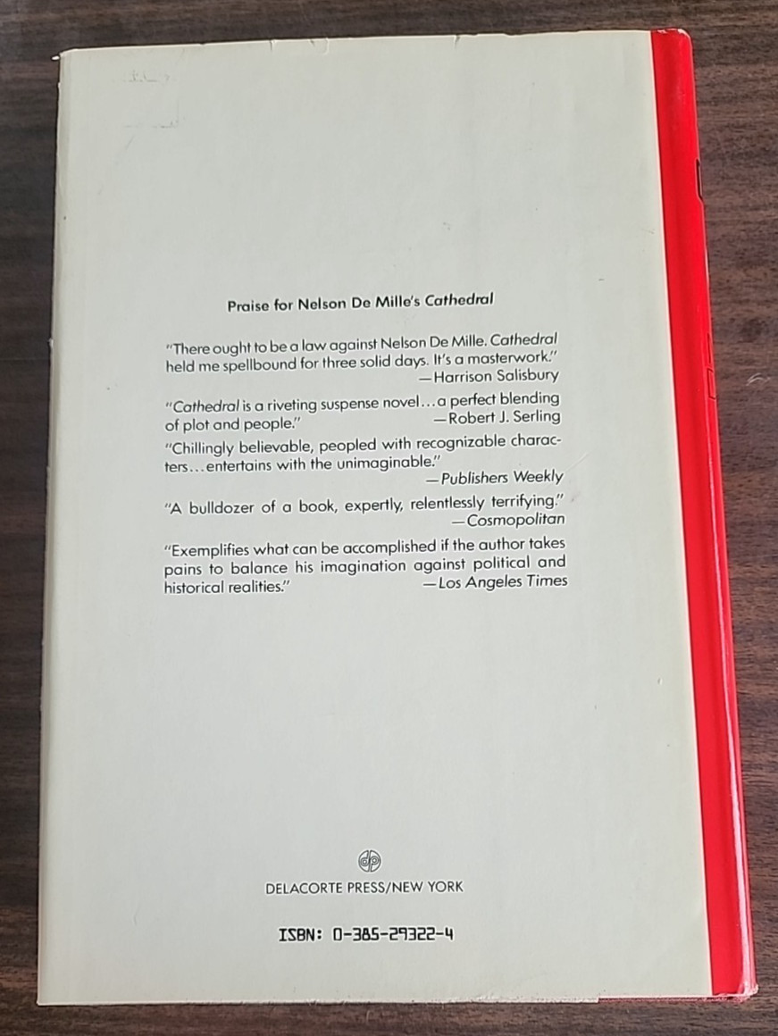 THE TALBOT ODYSSEY Nelson DeMille 1st Edition First Printing Hardcover Mylar DJ