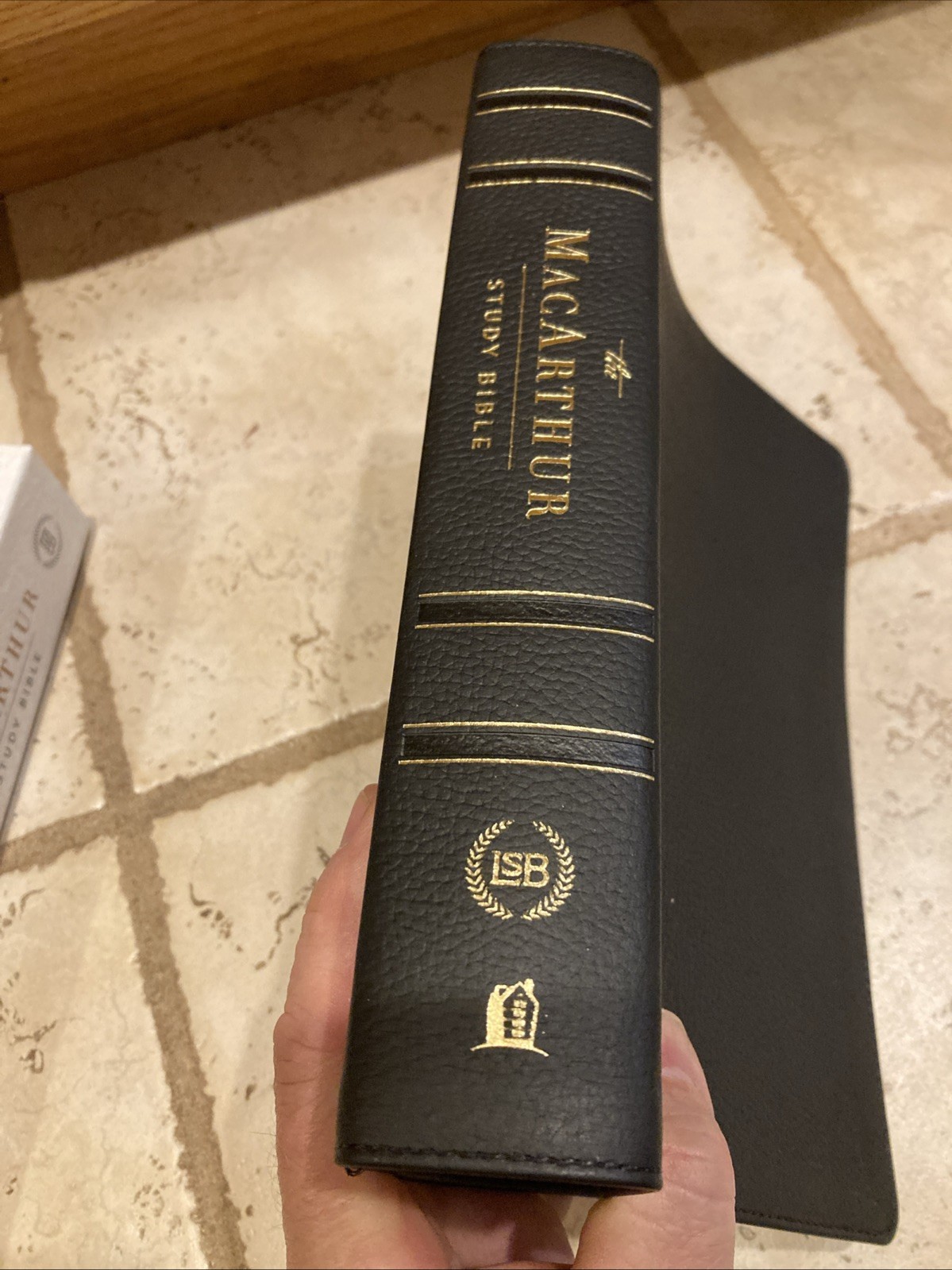 MacArthur Study Bible 2nd Edition Legacy Standard Bible Black Genuine Leather