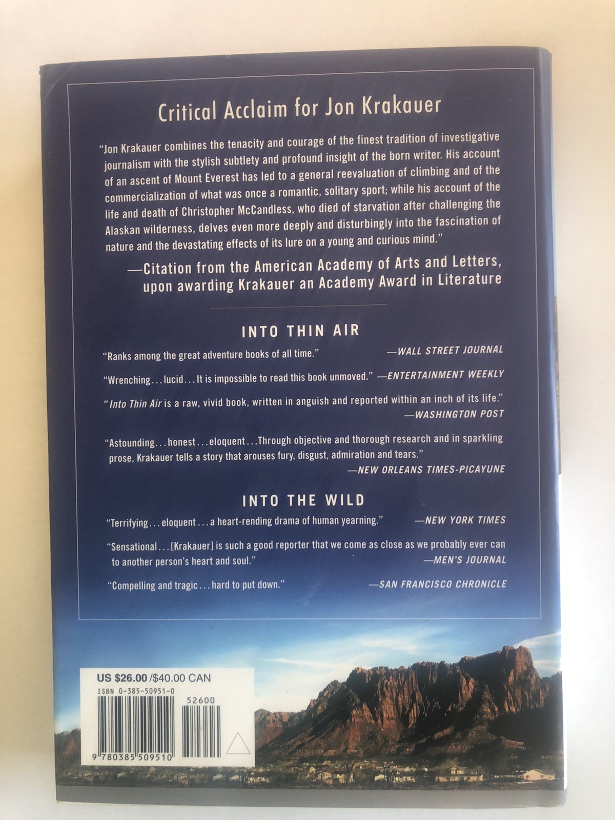 Under the Banner of Heaven Jon Krakauer H/C D/J First Edition