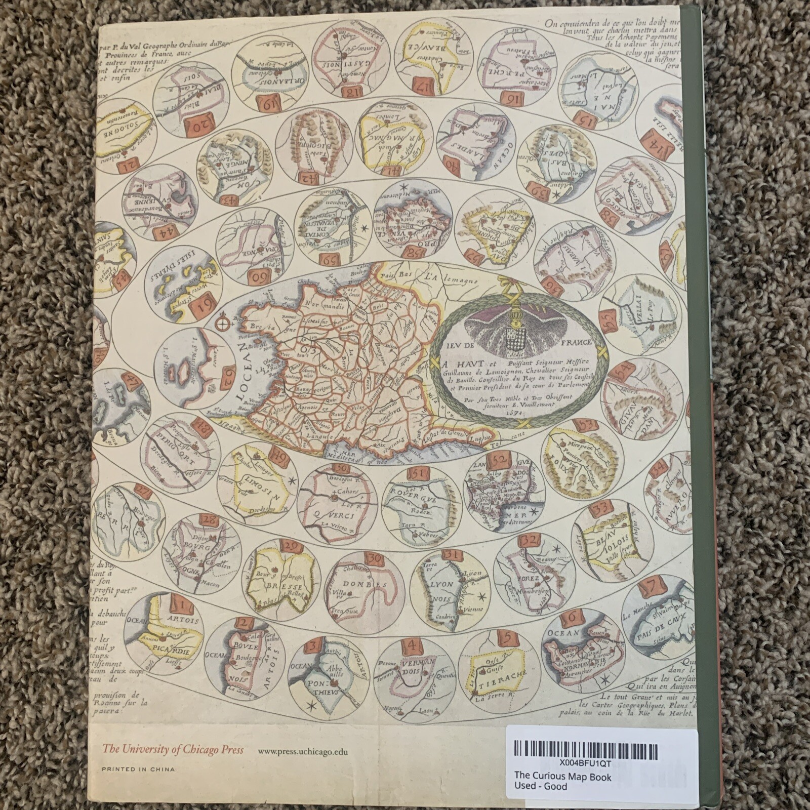 The Curious Map Book by Ashley Baynton-Williams: Used