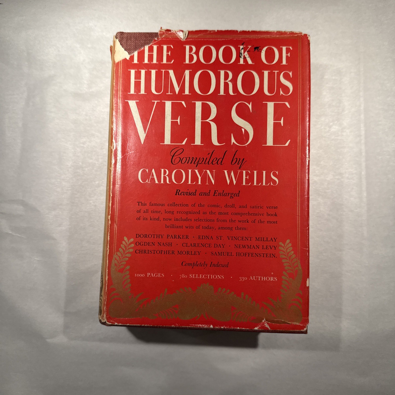 The Book of Humorous Verse Carolyn Wells Revised and Enlarged 1936