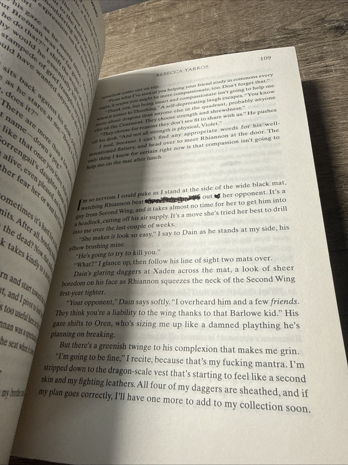 Fourth Wing Special Limited 1st Edition Paperback- Sprayed Edge