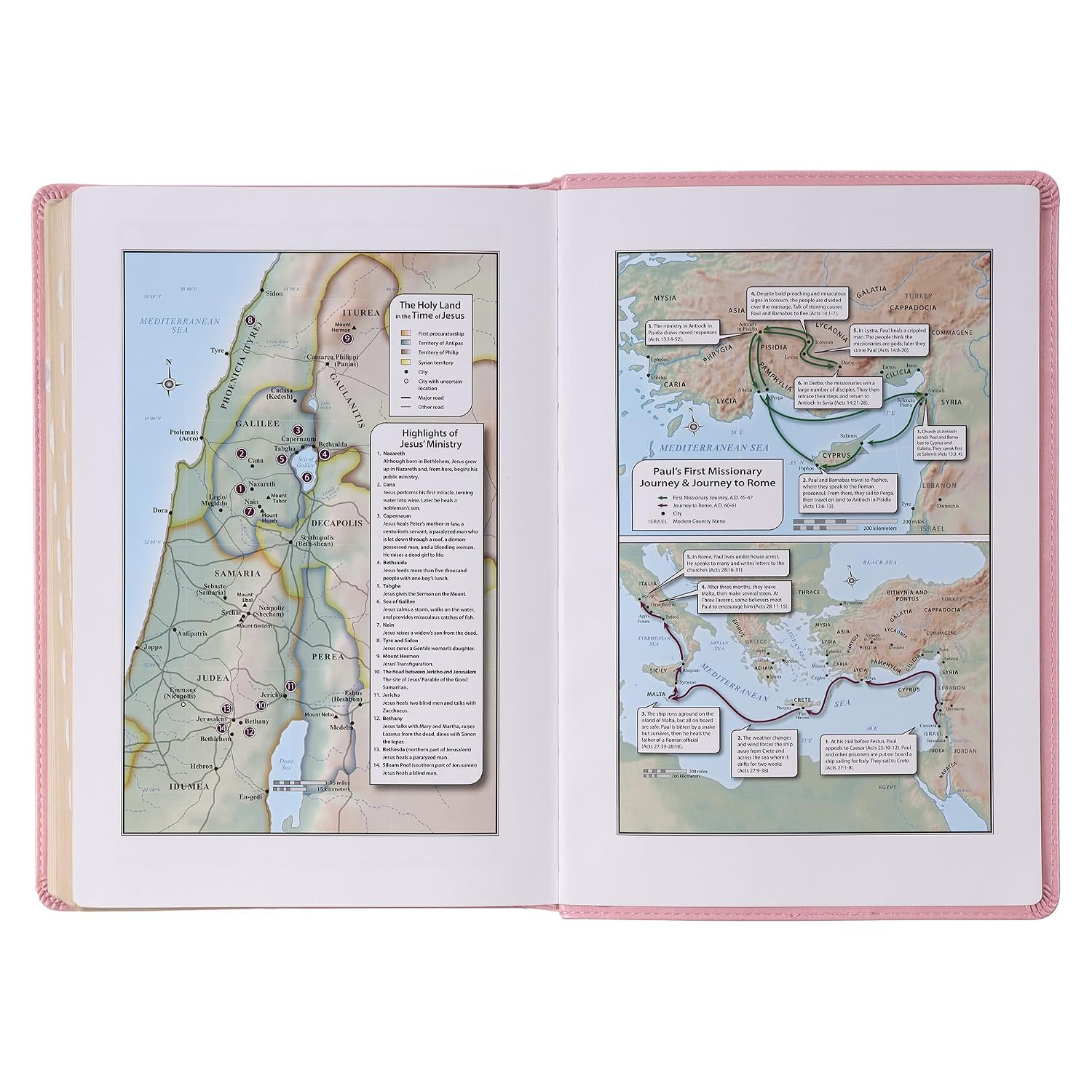 KJV Holy Bible, Giant Print Full-Size Faux Leather Red Letter Edition – Thumb
