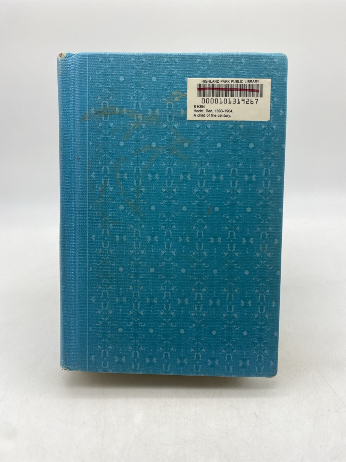 A Child of the Century by Ben Hecht Permabound 1954 1st Ed 1st Print