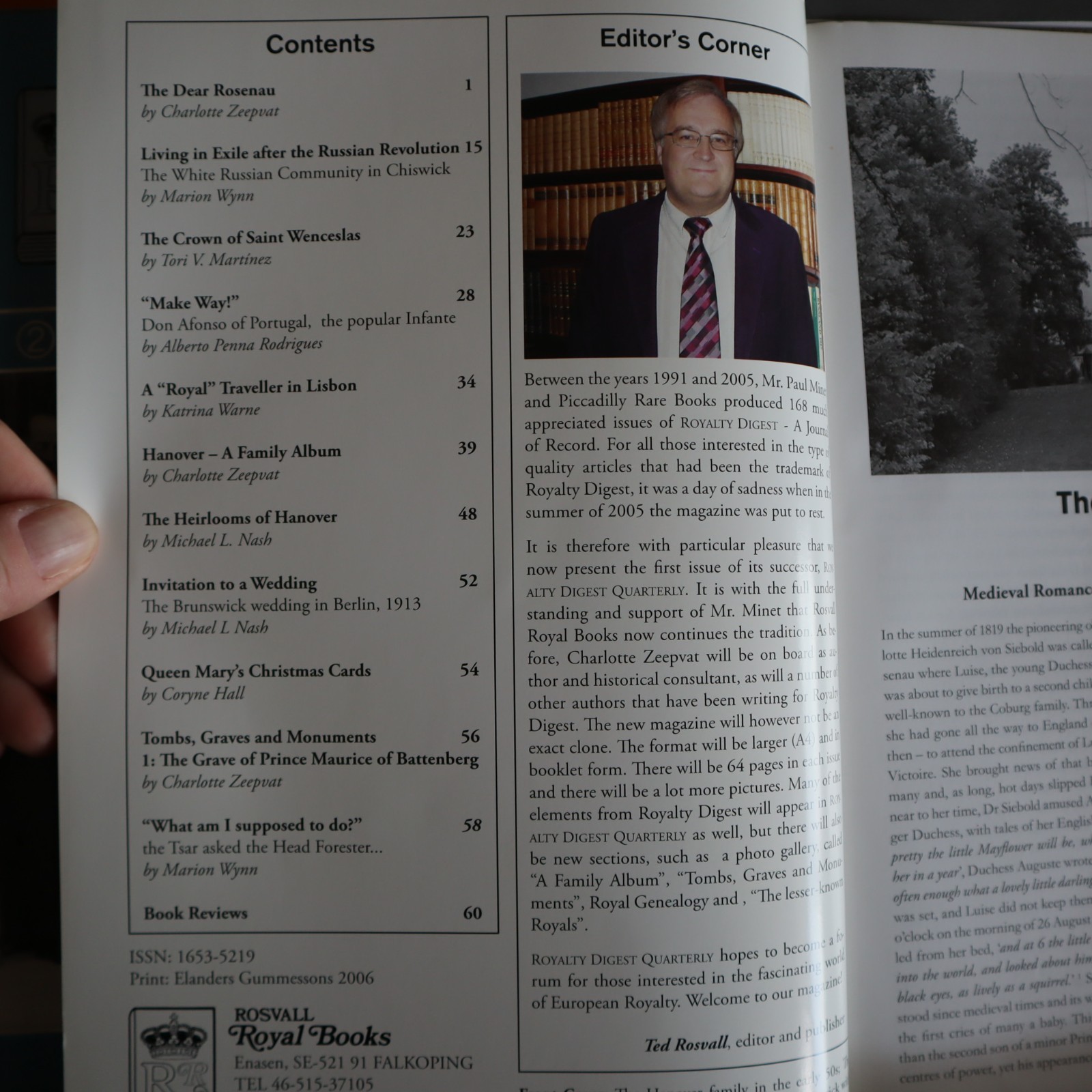 ROYALTY DIGEST QUARTERLY 4x DIFF ISSUES 2006,07,11,18 -ROMANOV GRAVES IN BEIJING
