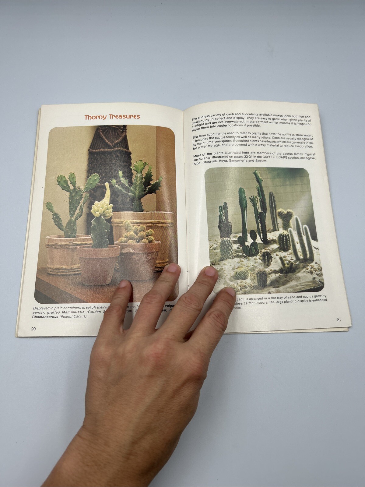 Living With Happy Plants Reference Guide Booklet + Color Photos 34 Pages B2-B2
