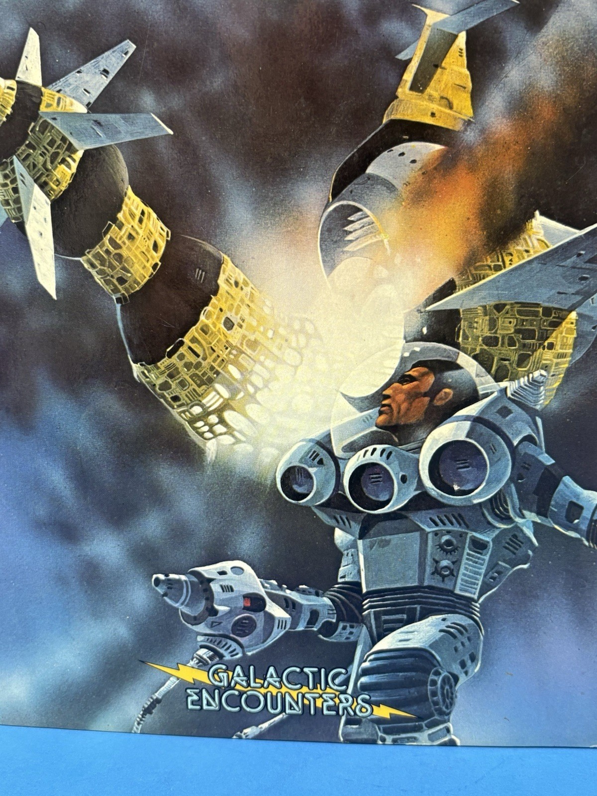 VTG Star Quest Galactic Encounters Steven Caldwell 1980s Sci-Fi Art Hardcover DJ