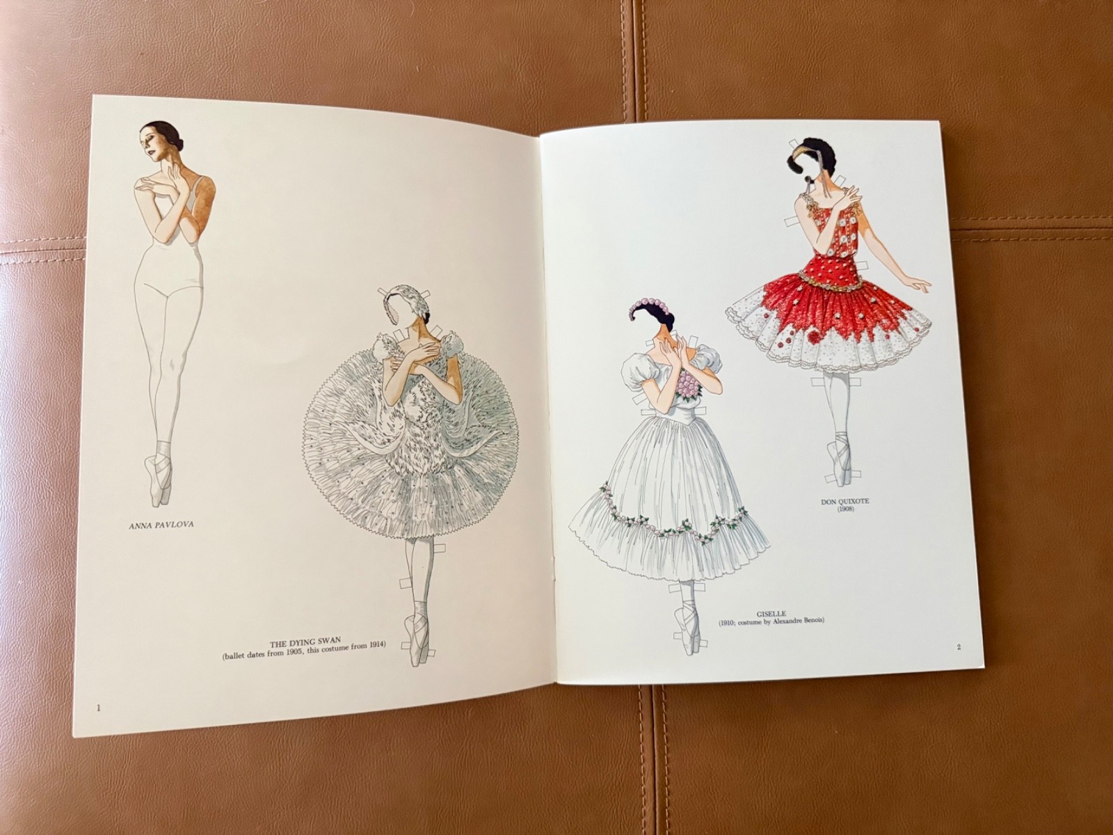 UNCUT Ballet Paper Dolls Lot 3, Tom Tierney, Ballets Russes, Pavlova, Nijinsky