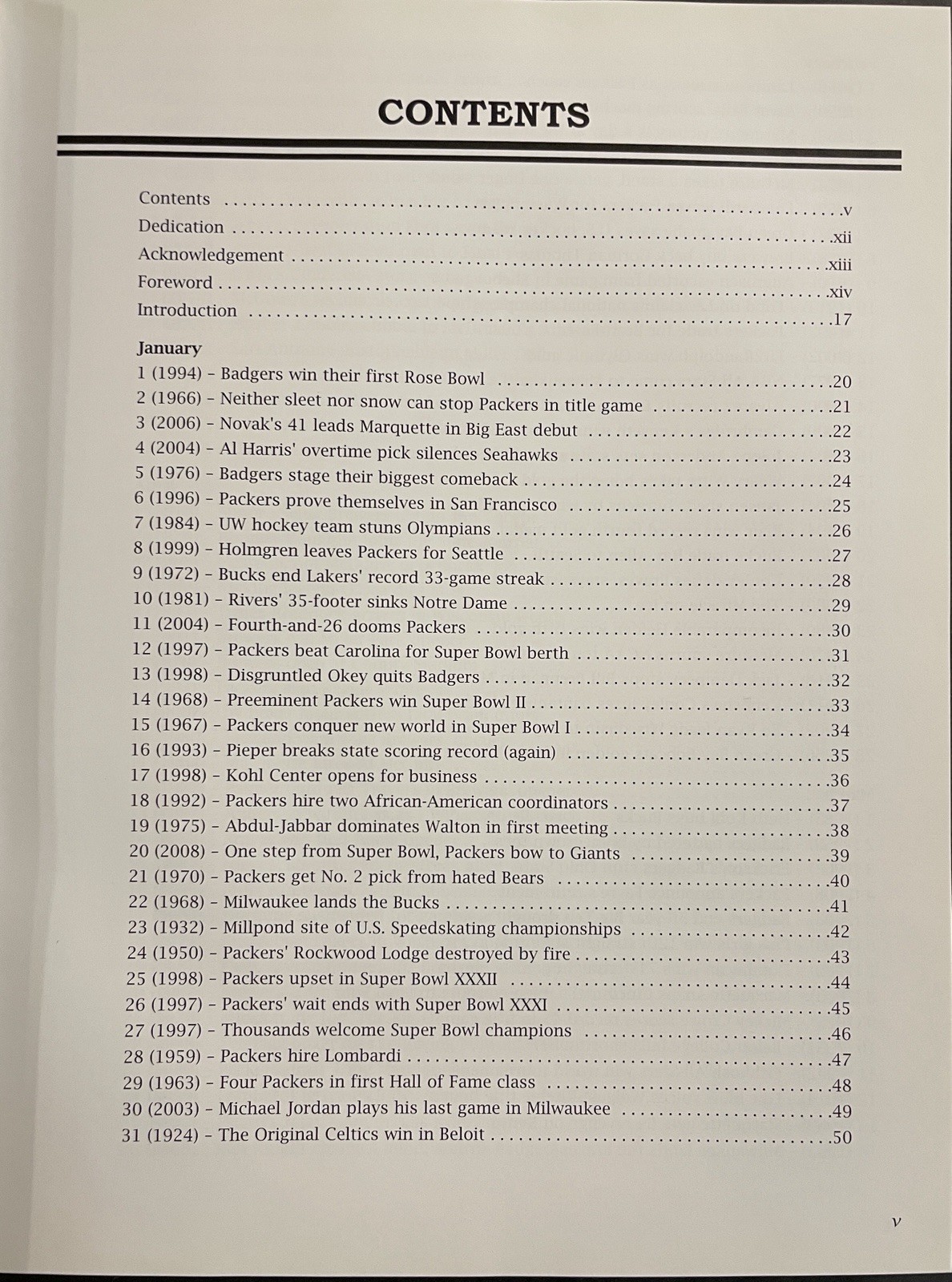 365 BEST WISCONSIN SPORTS STORIES DAY BY DAY by Hofmann & Christl (2010, HC) VG