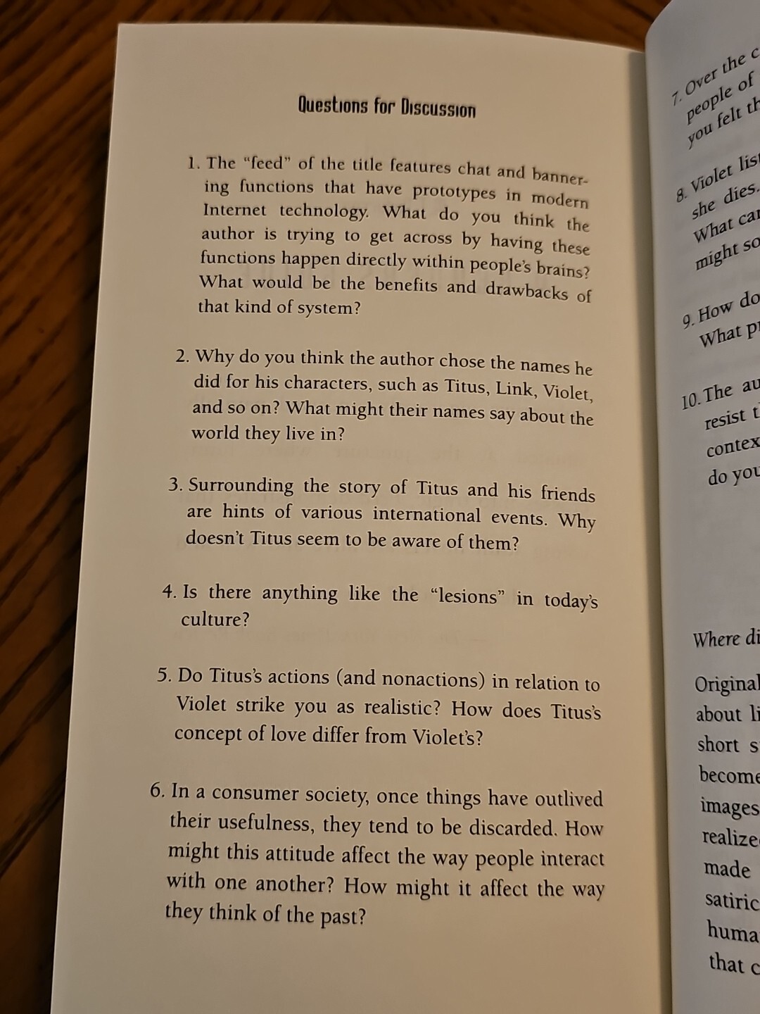 Feed – Paperback Book By Anderson, M.T. Winner Of LA Times Book Prize