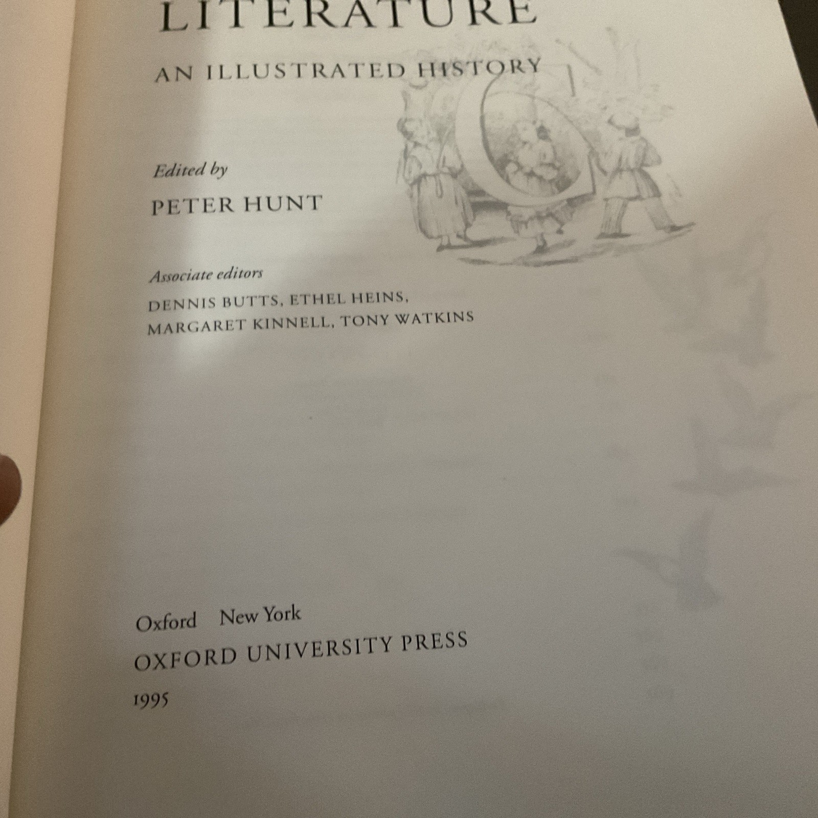 Children’s Literature: An Illustrated History by Hunt FIRST EDITION 1995 Oxford
