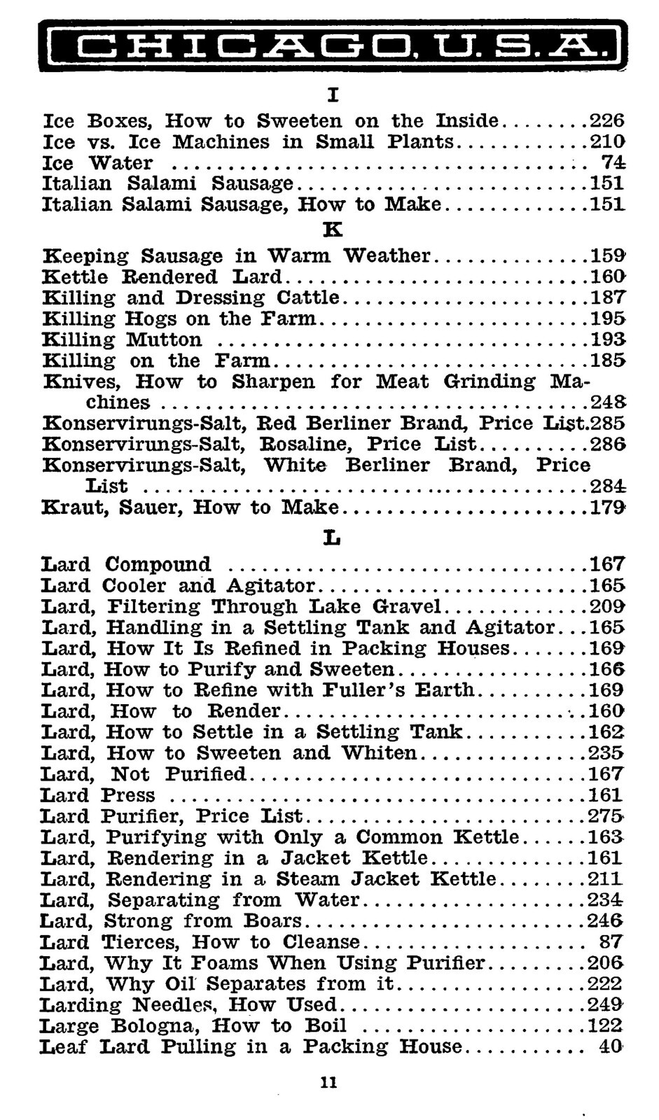 1911 Secrets Of Meat Curing And Sausage Making Vintage Cook Book 305 Pages