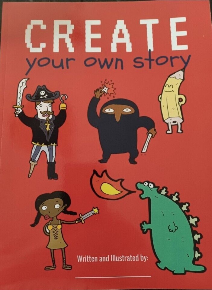 Creative Writing for Kids Ser.: Create Your Own Story : Blank Book for Kids-red