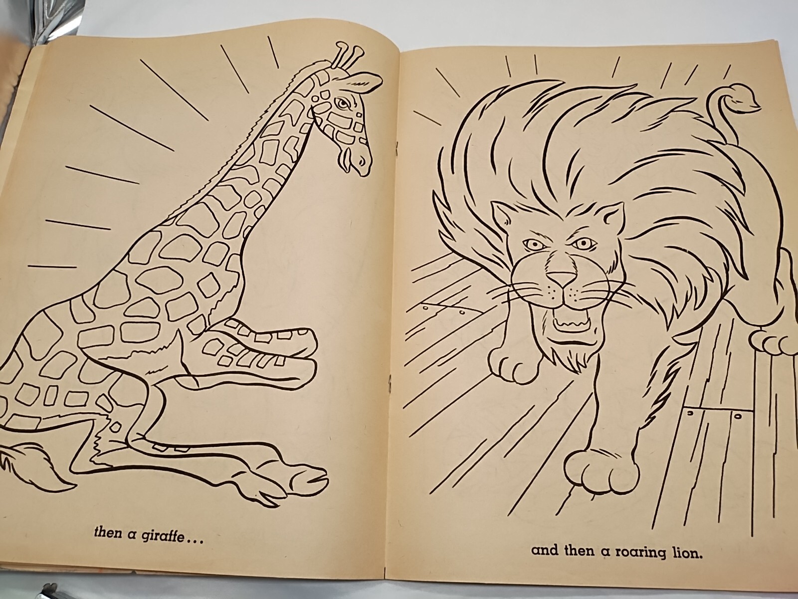 *16 Pages Used*1970s Puss In Boots Giant Coloring Book