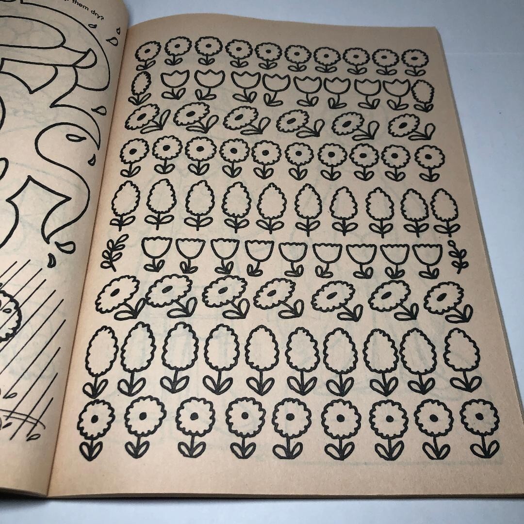 Vintage 1986 Golden Color / Activity Book So Much Fun Easter Coloring Book
