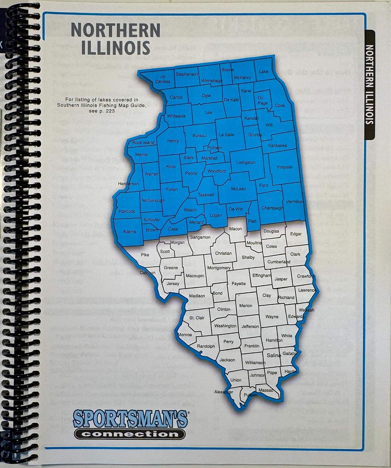 Northern Illinois Fishing Map Guidebook
