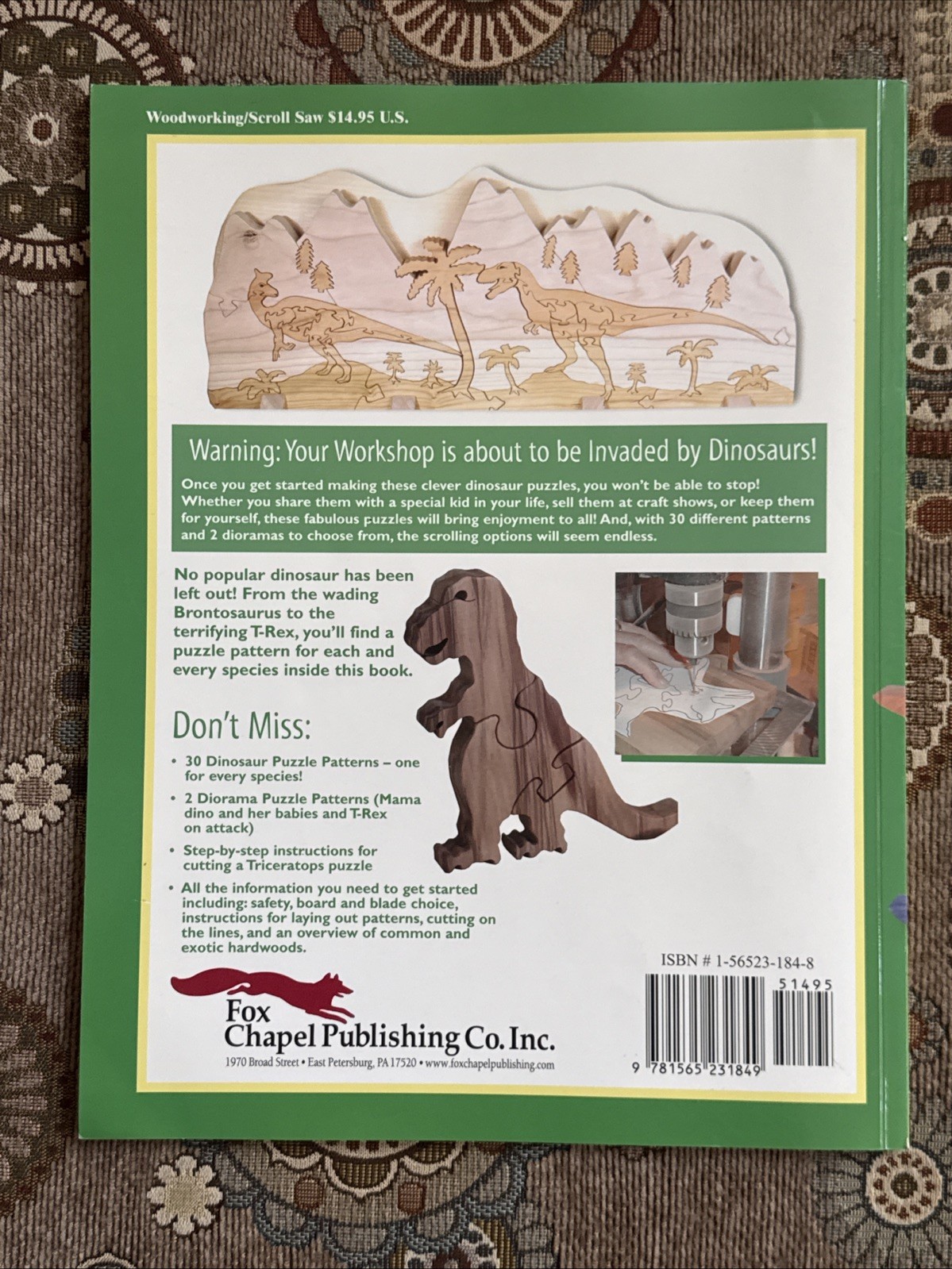 Dinosaur Puzzles for the Scroll saw Judy & Dave Peterson