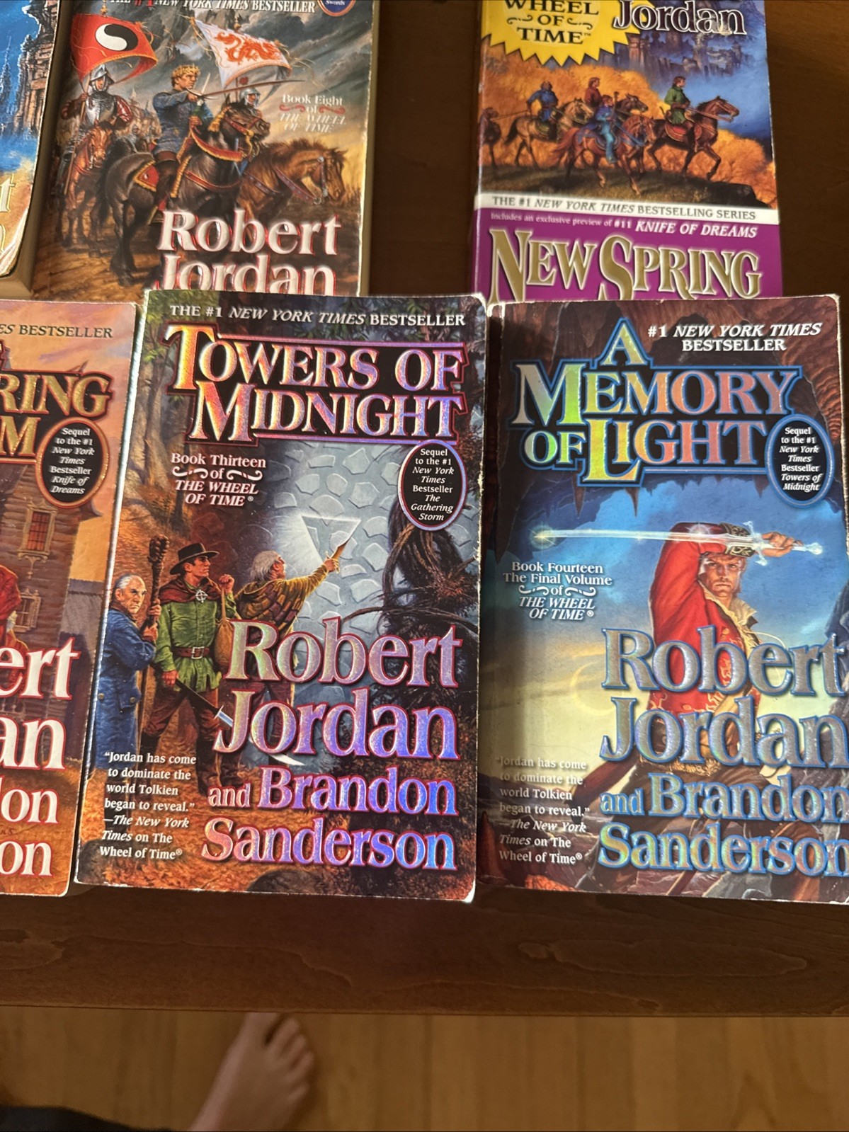 The Wheel of Time Complete Set 1-14 + prequel 15 PB Books Robert Jordan