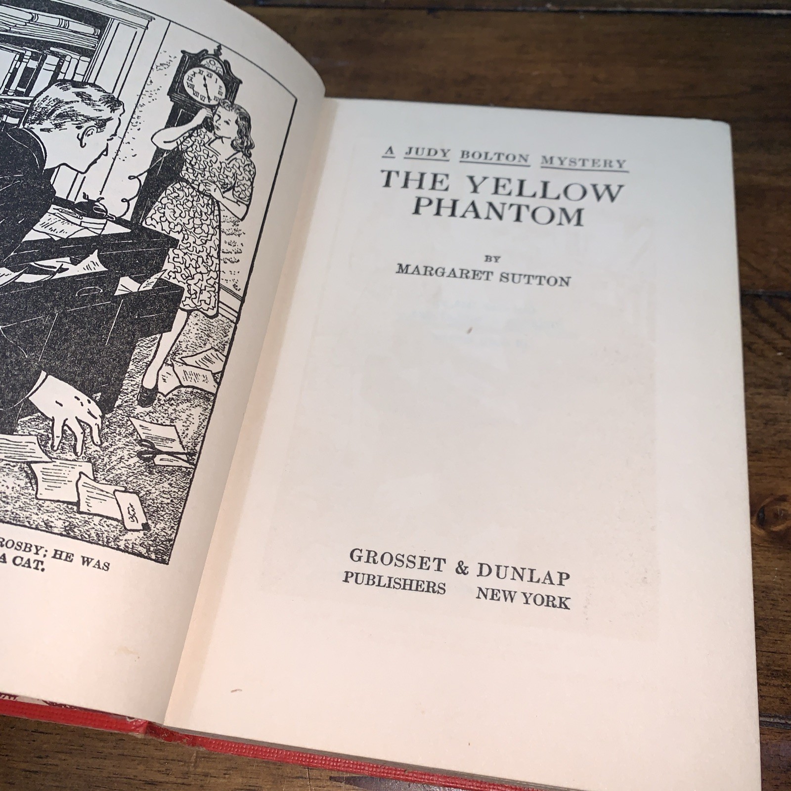 The Yellow Phantom by Margaret Sutton – Judy Bolton # 6 1933 clean