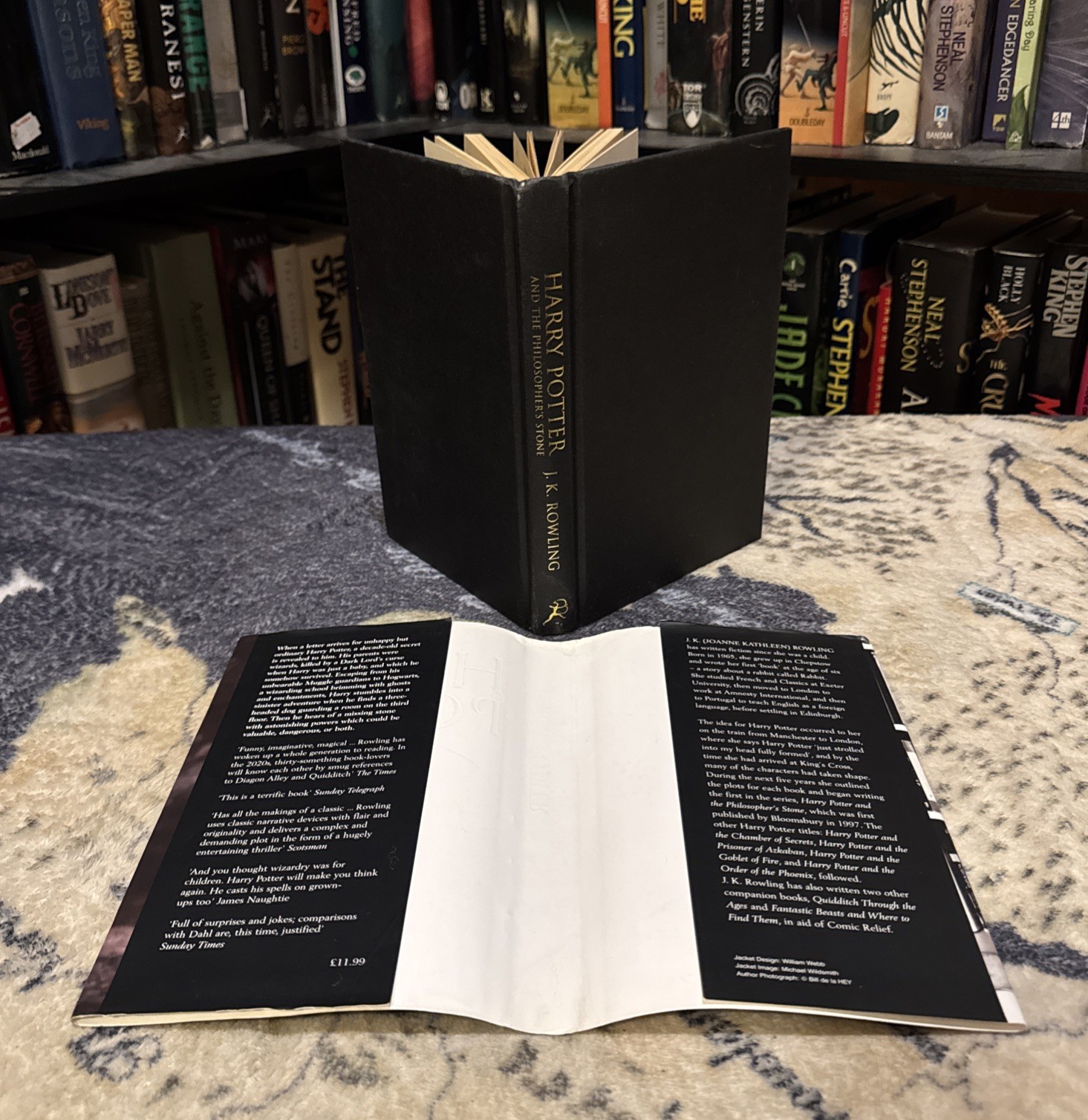Harry Potter & the Philosopher’s Stone – JK Rowling – Adult Bloomsbury Cover 3rd