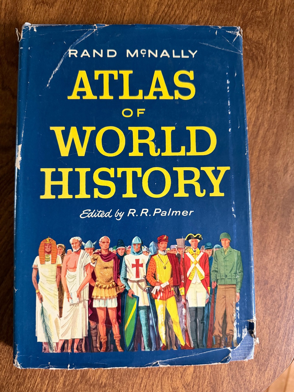 Rand McNally Atlas of World History – 132 pgs maps HCDJ 1957