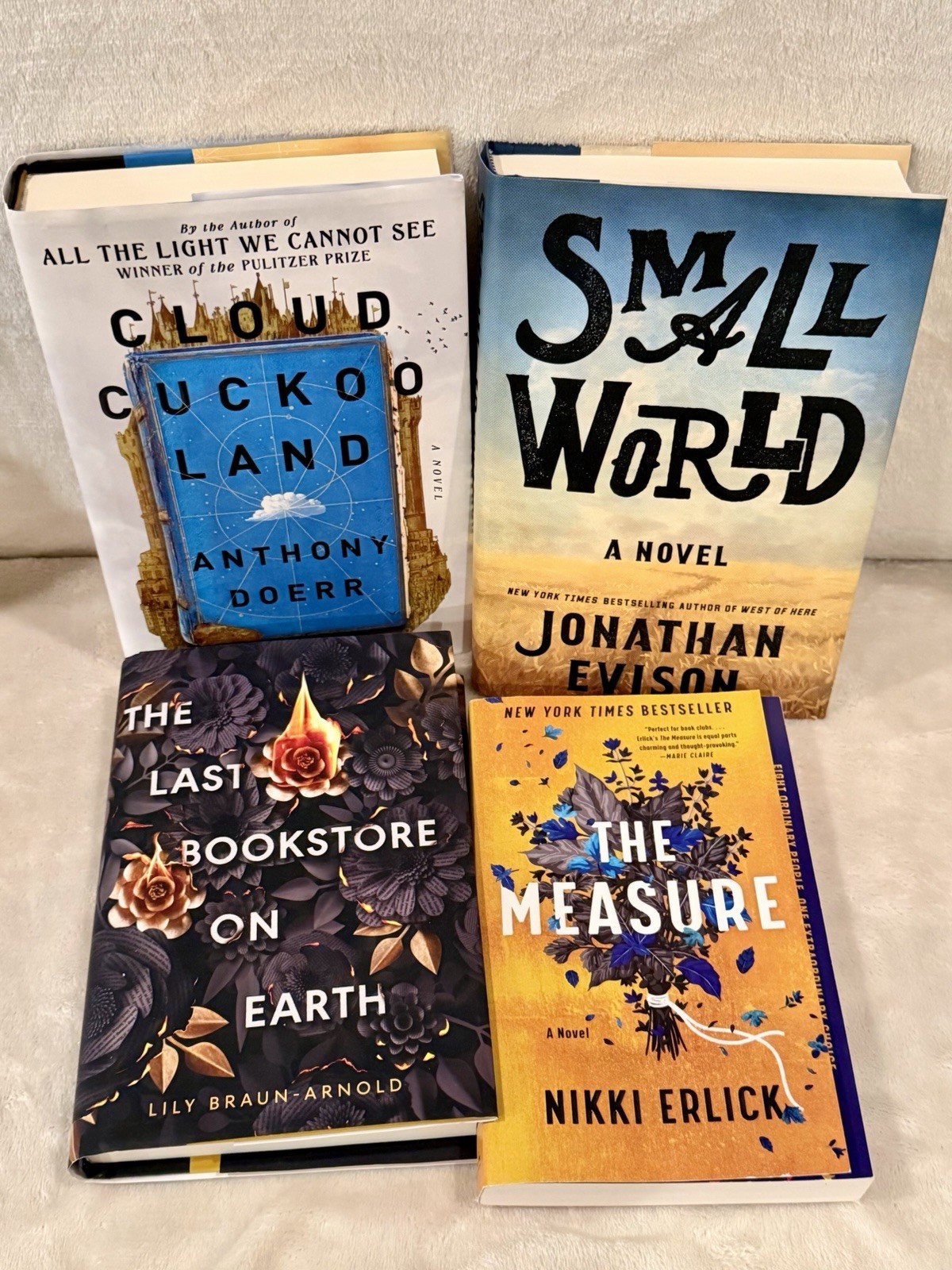 Lot of 4 Contemporary Dystopian Sci-Fi Historical Literary Fiction Books EUC
