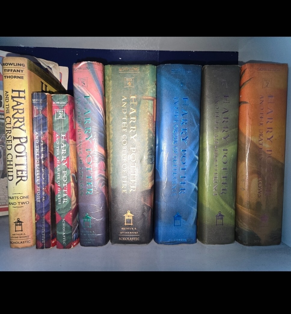 Harry Potter Hardcover Set: Books 1-7 by J. K. Rowling… and the 8th book