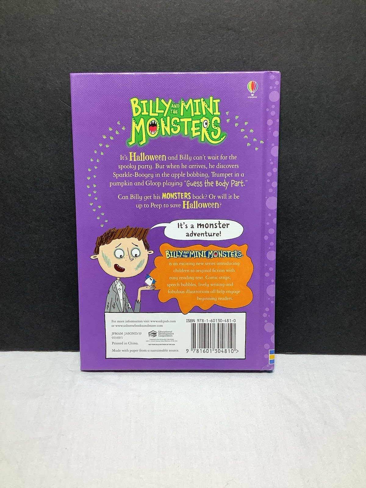 Usborne Billy and the Mini Monsters Books Lot of 9 Hard Cover EUC
