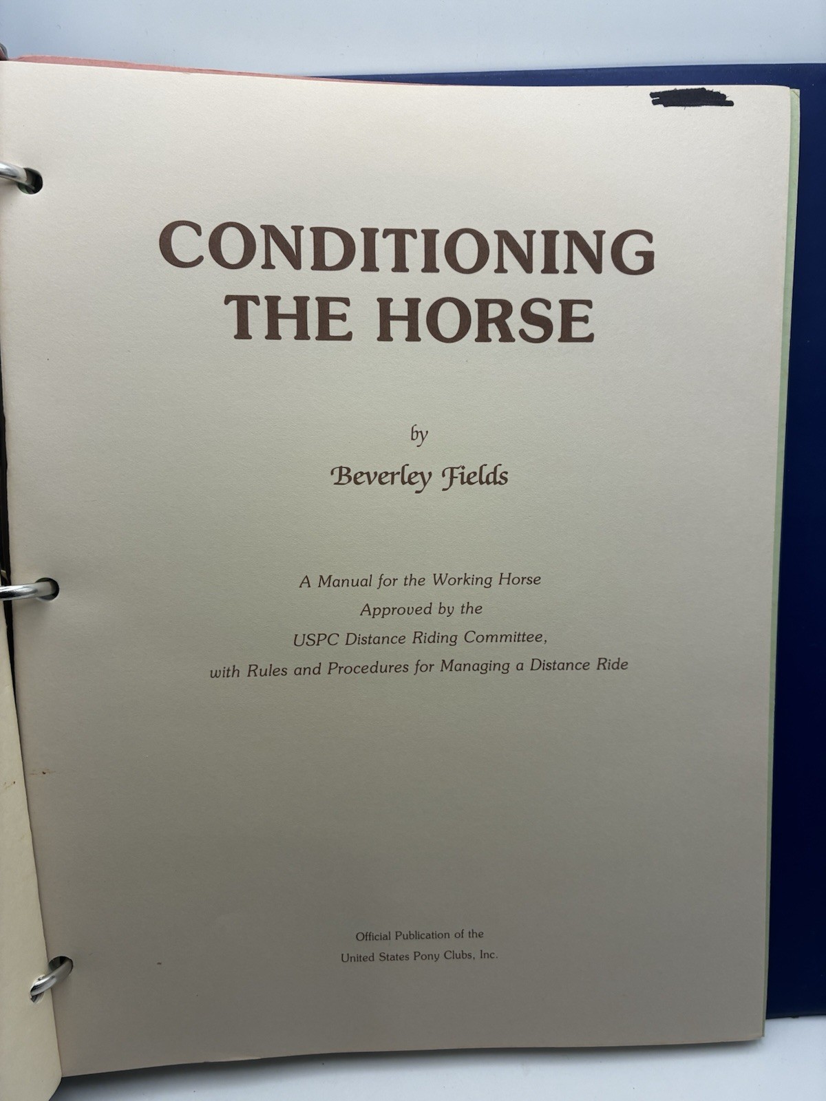 Vintage 6 United States Pony Clubs Horse Care Booklets Bandaging Longeing Condit